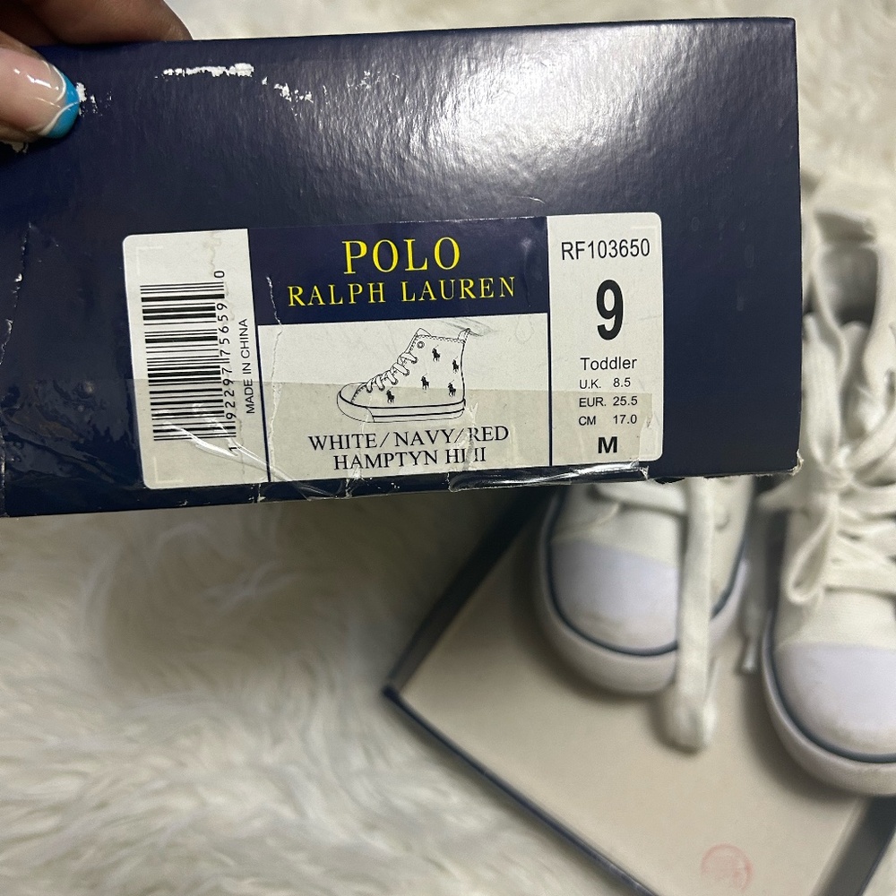 RALPH LAUREN POLO SHOES TODDLER SIZE 9